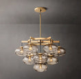 Load image into Gallery viewer, Caprice Clear Glass Round Chandelier 36"
