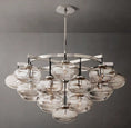 Load image into Gallery viewer, Caprice Clear Glass Round Chandelier 48"
