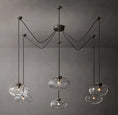 Load image into Gallery viewer, Caprice Clear Glass Suspended Chandelier 84"
