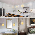 Load image into Gallery viewer, Capsule/Bilayer/Raindrop Type Alabaster Marble Modern Pendant for All Scene
