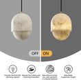 Load image into Gallery viewer, Capsule/Bilayer/Raindrop Type Alabaster Marble Modern Pendant for All Scene
