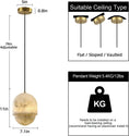 Load image into Gallery viewer, Capsule/Bilayer/Raindrop Type Alabaster Marble Modern Pendant for All Scene
