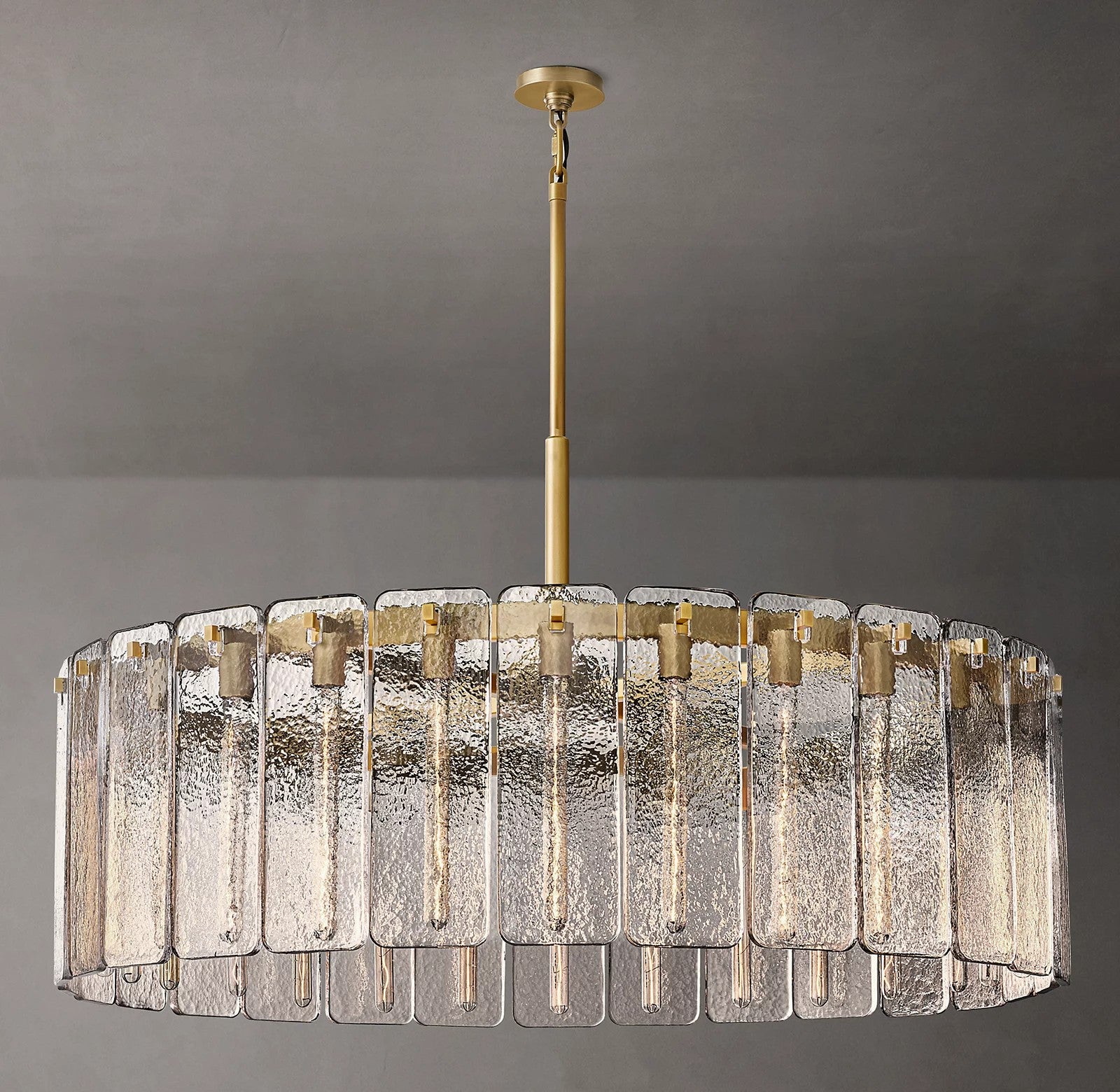Caramelle Glass Round Chandelier 48"