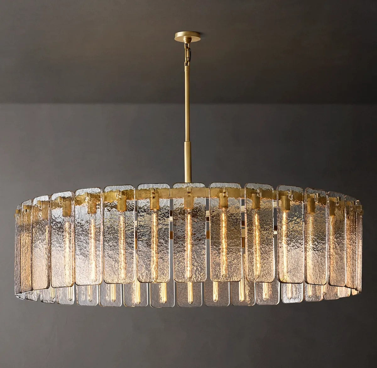 Caramelle Glass Round Chandelier 60"
