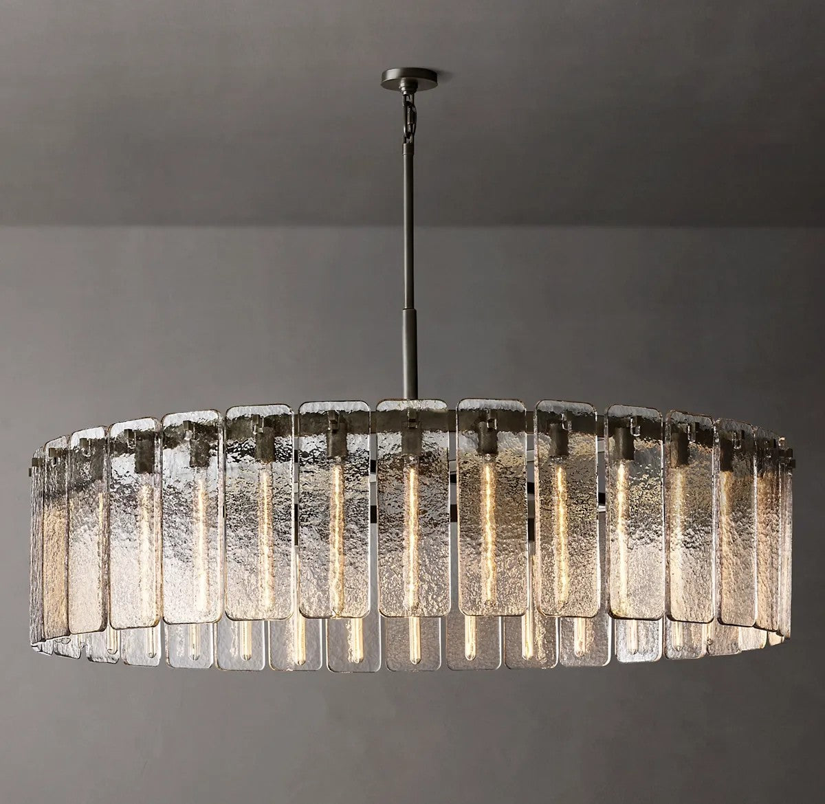 Caramelle Glass Round Chandelier 60"