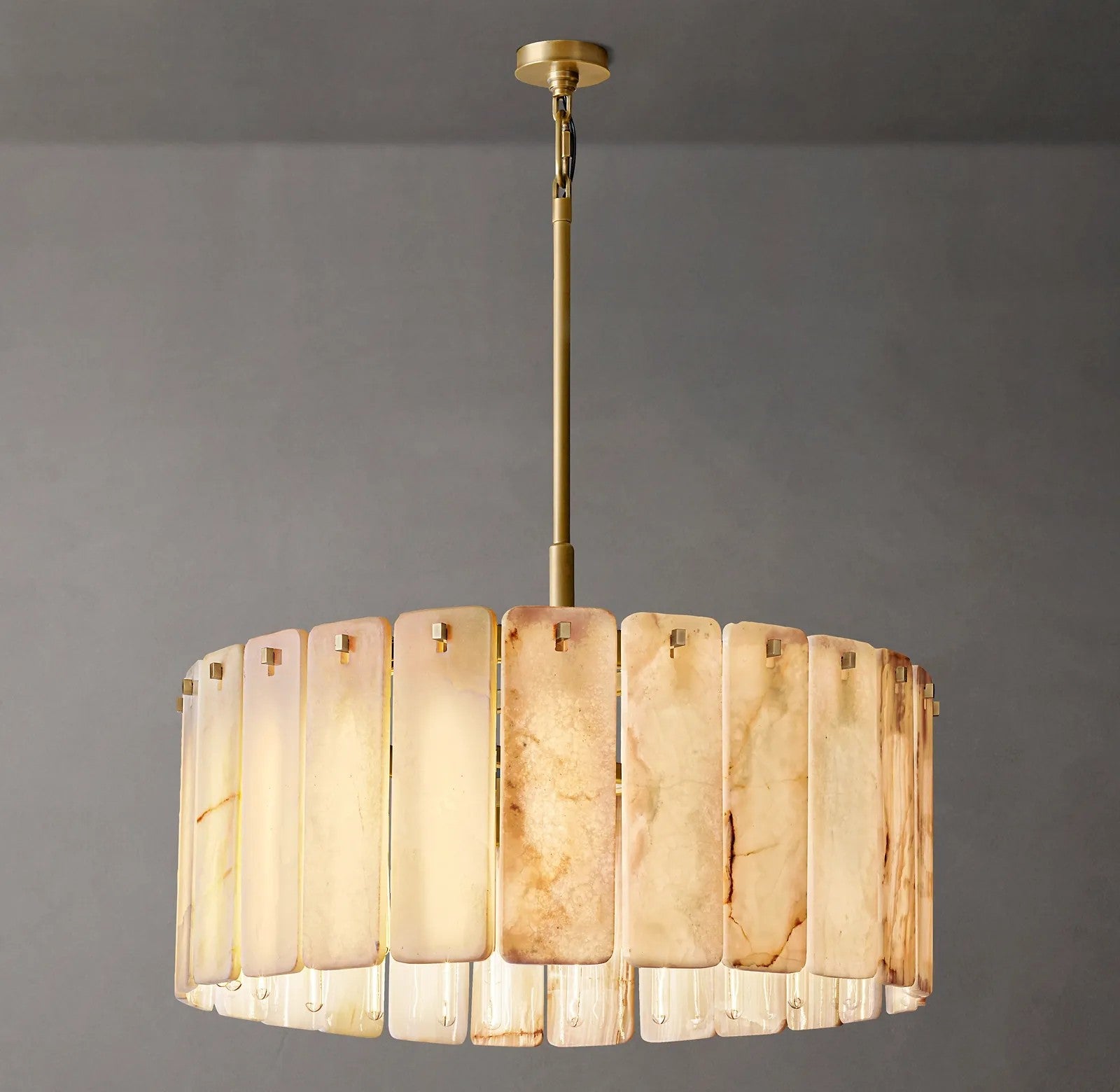 Caramelle Onyx Round Chandelier 36"