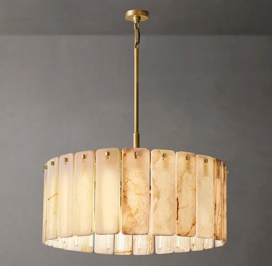 Caramelle Onyx Round Chandelier 36"