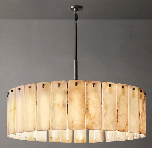 Caramelle Onyx Round Chandelier 48"