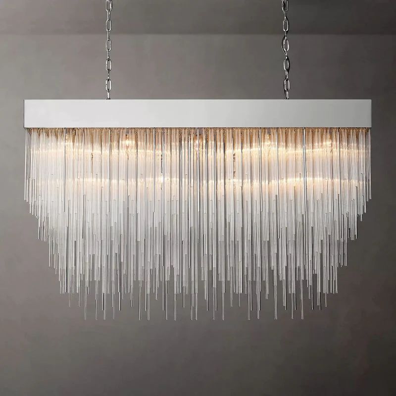 Cascade Rectangular Chandelier 54"
