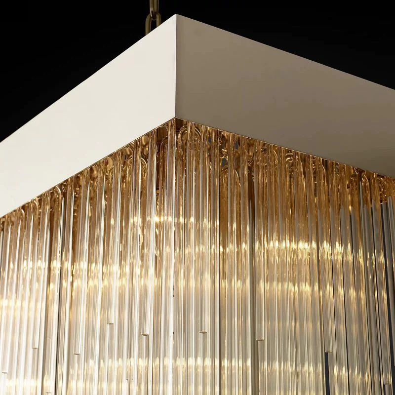 Cascade Rectangular Chandelier 54"