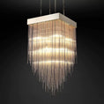 Load image into Gallery viewer, Cascade Square Chandelier 30"
