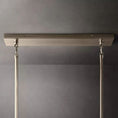 Load image into Gallery viewer, Chiala Clear Glass Tiered Rectangular Chandelier 54" For Living Room
