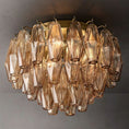 Load image into Gallery viewer, Chiala Smoke Glass Flushmount 17"
