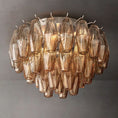Load image into Gallery viewer, Chiala Smoke Glass Flushmount 17"
