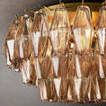 Load image into Gallery viewer, Chiala Smoke Glass Flushmount 17"
