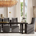 Load image into Gallery viewer, Chiala Smoke Glass Tiered Rectangular Chandelier 54" For Living Room
