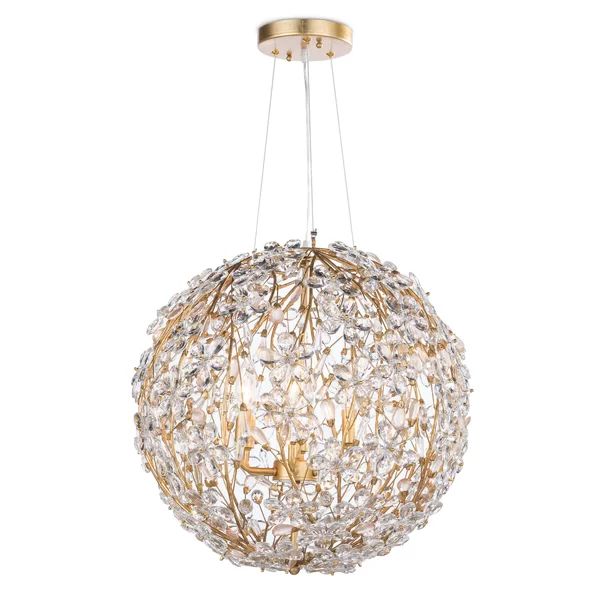 Cherishy 6 Lights Spherical Chandelier 20"
