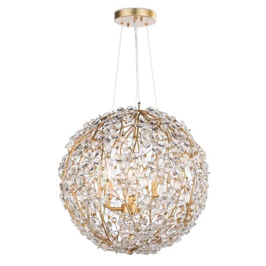 Cherishy 6 Lights Spherical Chandelier 20"