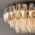 Load image into Gallery viewer, Chiala Clear Glass Flushmount 22"
