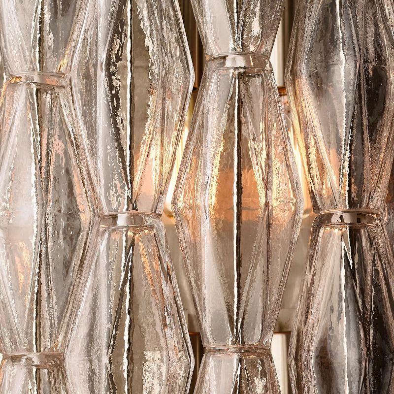Chiala Clear Glass Grand Wall Sconce