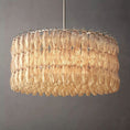 Load image into Gallery viewer, Chiala Clear Glass Round Chandelier 37"

