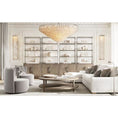 Load image into Gallery viewer, Chiala Clear Glass Tiered Round Chandelier 37"
