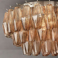 Load image into Gallery viewer, Chiala Smoke Glass Flushmount 22"
