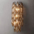 Load image into Gallery viewer, Chiala Smoke Glass Grand Wall Sconce
