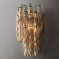 Load image into Gallery viewer, Chiala Smoke Glass Short Wall Sconce
