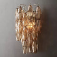 Load image into Gallery viewer, Chiala Smoke Glass Short Wall Sconce
