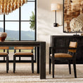 Load image into Gallery viewer, Chiala Smoke Glass Tiered Rectangular Chandelier 74"

