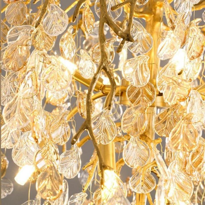 Ciner Glass Leaves Chandelier