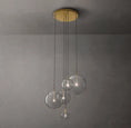 Load image into Gallery viewer, Clear Globe Mobile Cluster Chandelier 28"
