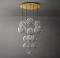 Load image into Gallery viewer, Clear Globe Mobile Cluster Chandelier 44"
