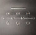 Charger l'image dans la visionneuse de la galerie, Clear Globe Mobile Linear Chandelier
