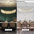 Load image into Gallery viewer, Coin Type Crystal Tree Branch Linear Chandelier 72"
