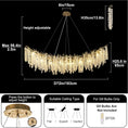 Load image into Gallery viewer, Coin Type Crystal Tree Branch Linear Chandelier 72"
