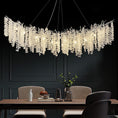 Load image into Gallery viewer, Coin Type Crystal Tree Branch Linear Chandelier 72"
