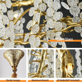 Load image into Gallery viewer, Coin Type Modern Crystal Tree Branch Staircase Chandelier 95"
