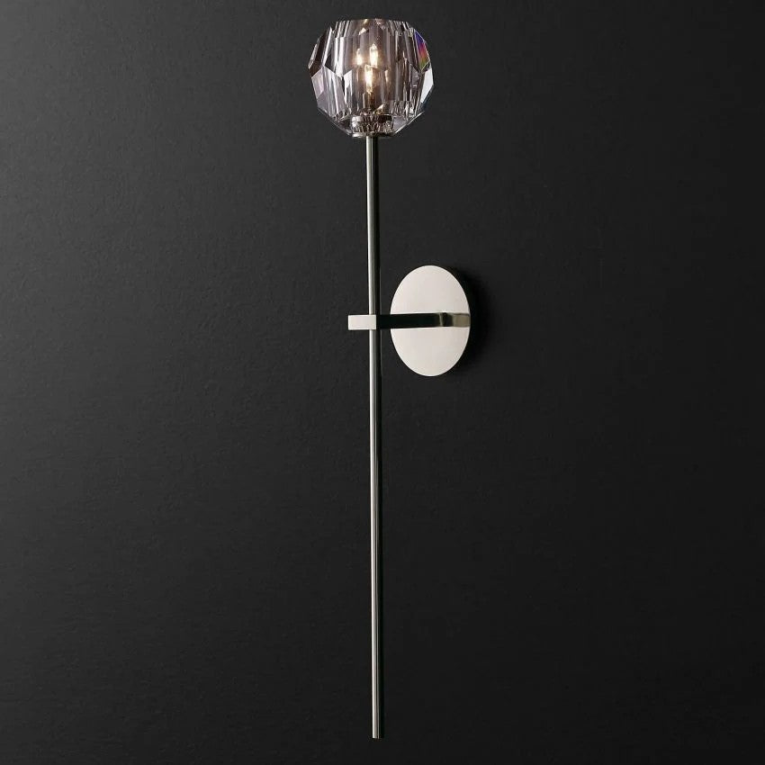 Criytal Ball Grand Sconce