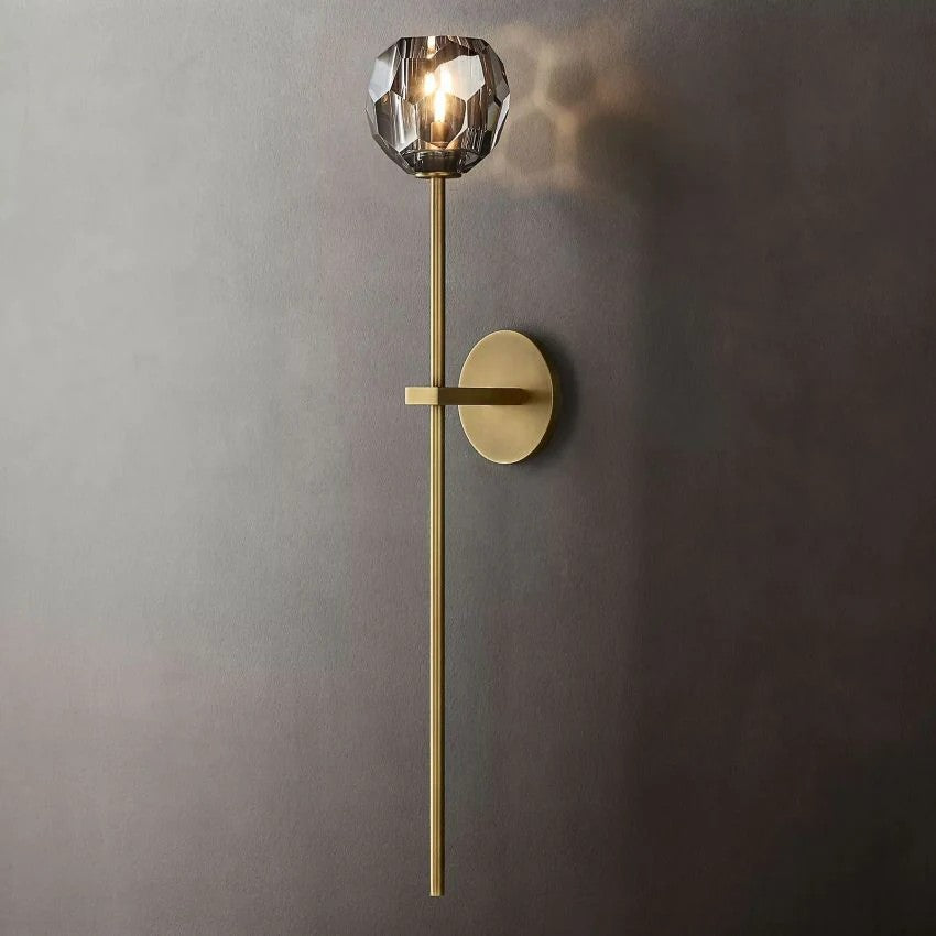 Criytal Ball Grand Sconce