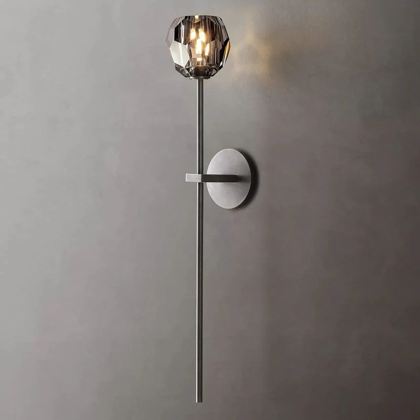 Criytal Ball Grand Sconce