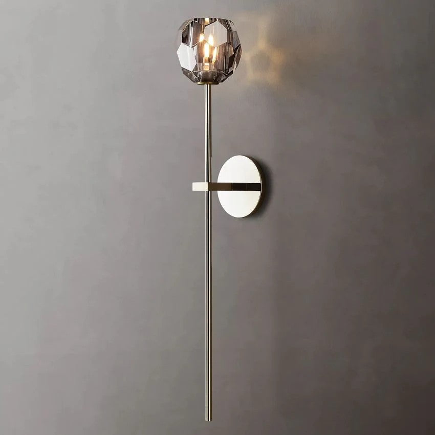 Criytal Ball Grand Sconce