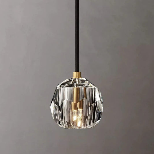 Crystal Ball Cord Pendant