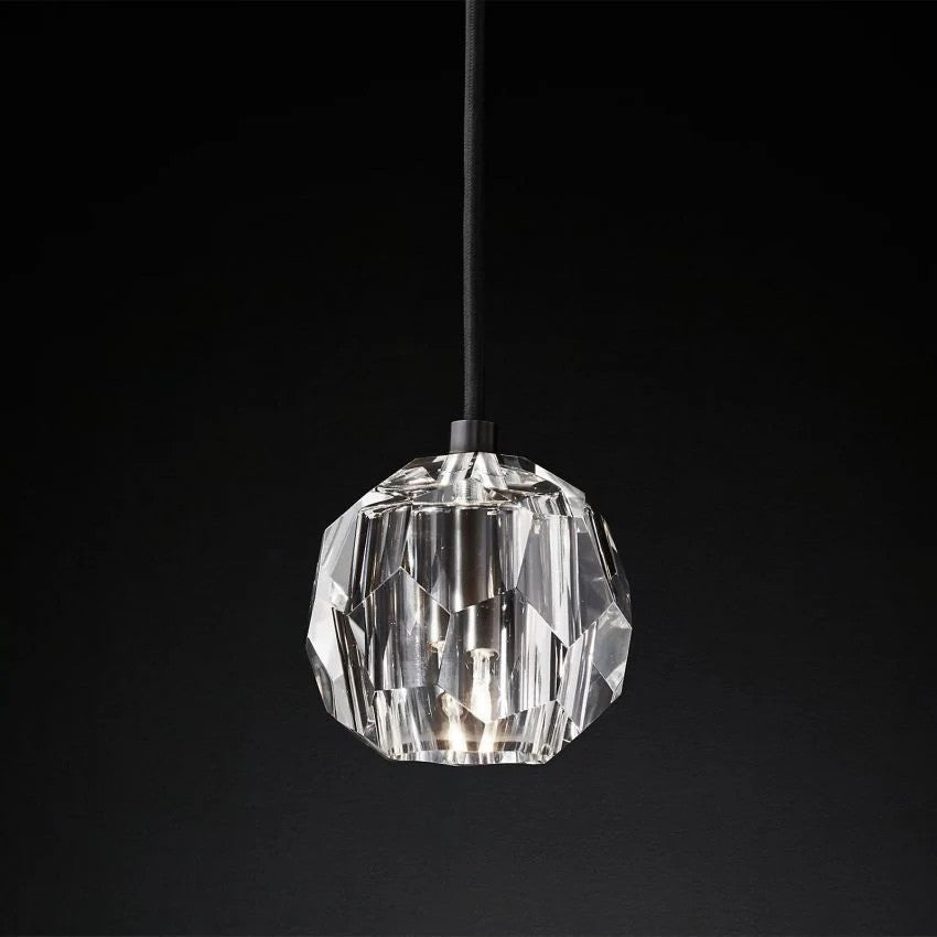 Crystal Ball Cord Pendant