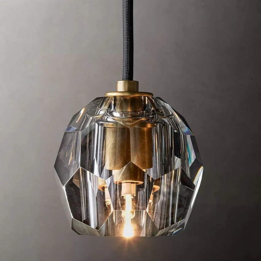 Crystal Ball Cord Pendant