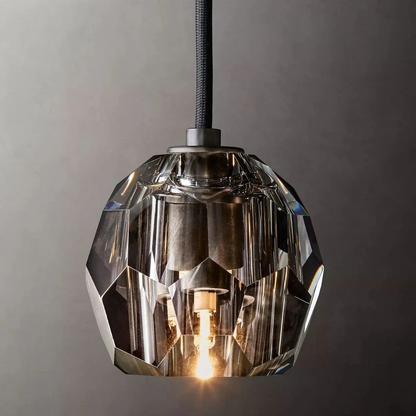 Crystal Ball Cord Pendant