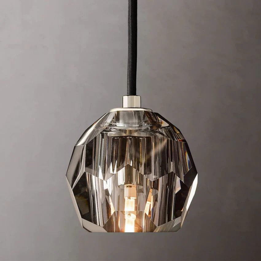 Crystal Ball Cord Pendant