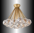 Load image into Gallery viewer, Crystal Ball Flushmount 24"
