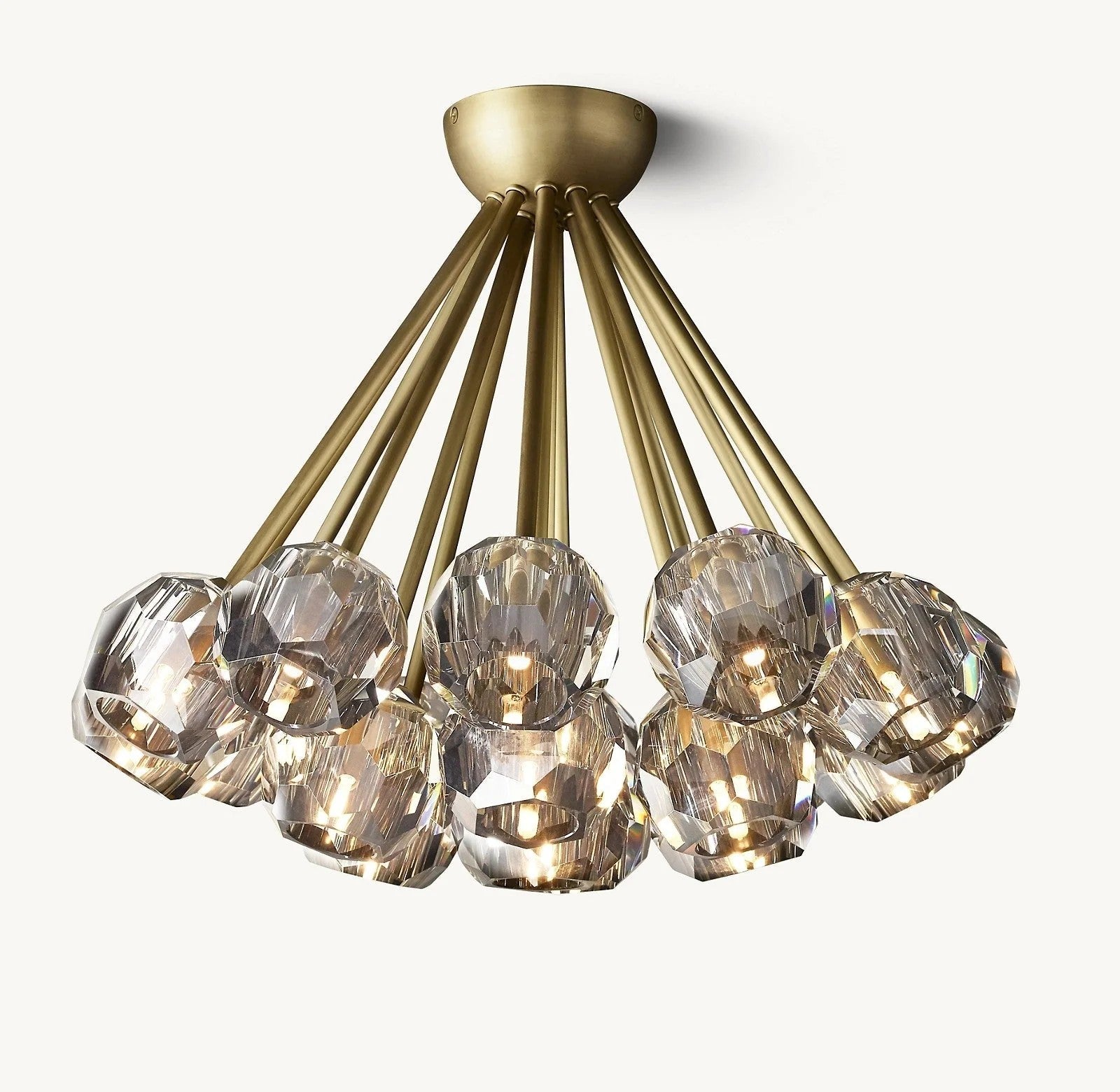 Crystal Ball Flushmount 24"